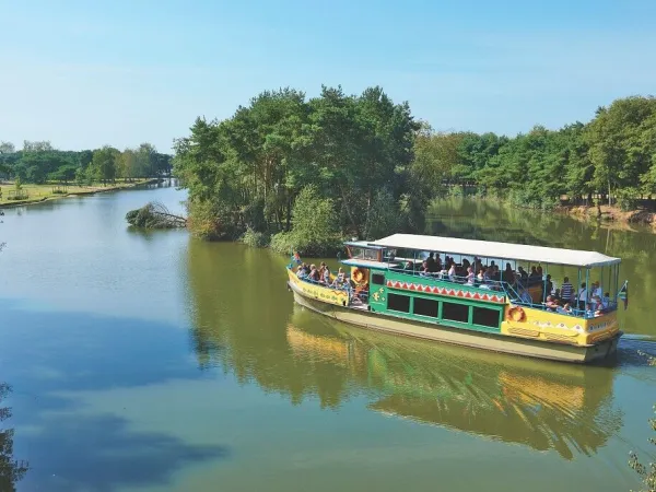 Bateau safari au Beekse Bergen.