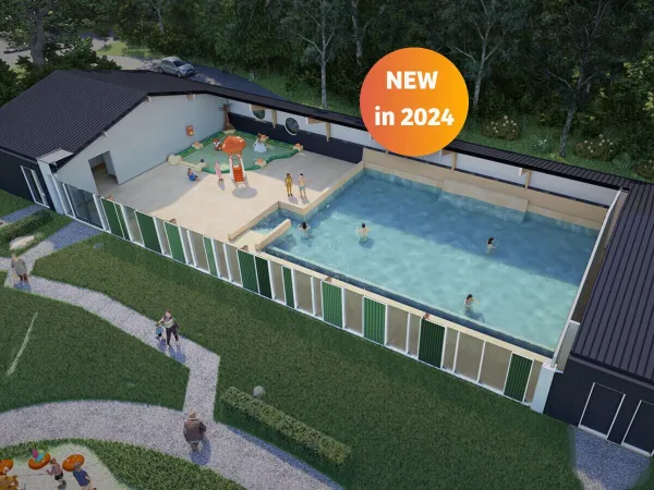 La nouvelle piscine du camping Roan Het Genieten.