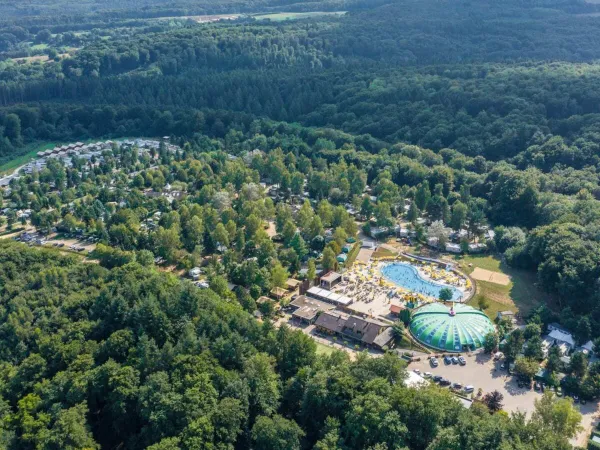 Vue d'ensemble Roan camping hu Birkelt village.