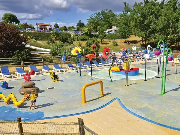 Le parc aquatique du camping Roan Saint Avit Loisirs