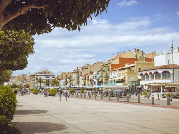 Boulevard Cambrils près du camping Roan Playa Montroig.
