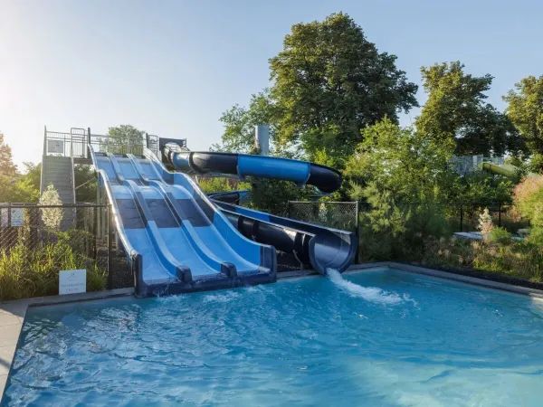 Toboggans rapides au camping Roan De Twee Bruggen.
