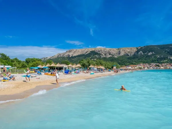 Plage du camping Roan Baška Beach Resort