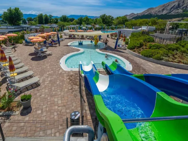 Toboggans au camping Roan Baška Beach Resort