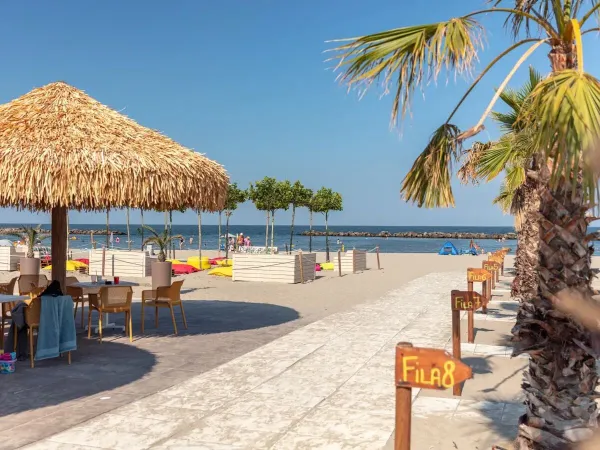 Plage du camping Roan Spiaggia e Mare.