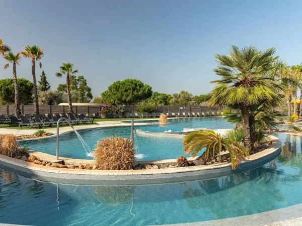 La piscine du camping Roan Les Dunes.