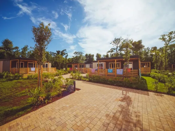 Les mobil-homes Premium Relax Premium Zone au camping Roan Park Umag.