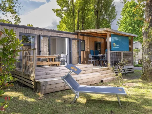 Le mobil-home Premium du Roan camping Mayotte Vacances.