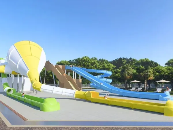 Nouveaux toboggans aquatiques au camping de Roan Vilanova Park (à partir du début juillet 2025).