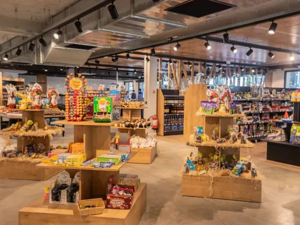 Supermarché au camping Roan Domaine des Ormes.