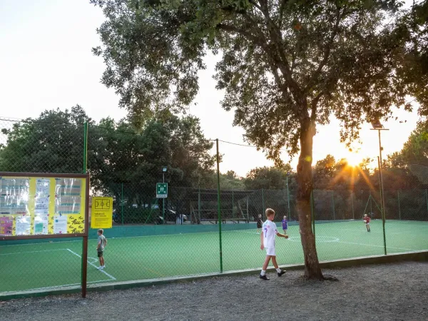 Terrain de football au camping Roan hu Montescudaio village.