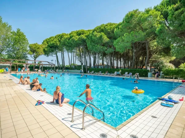 L'une des piscines du camping Roan Ca'Savio.