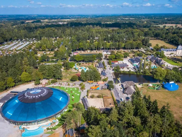 Aperçu du camping Roan Le Domaine des Ormes.
