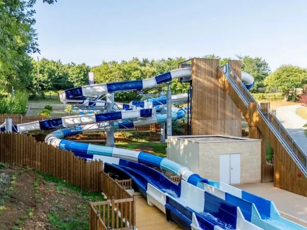 Les nouveaux toboggans depuis 2025 au camping Roan Saint Avit Loisirs.