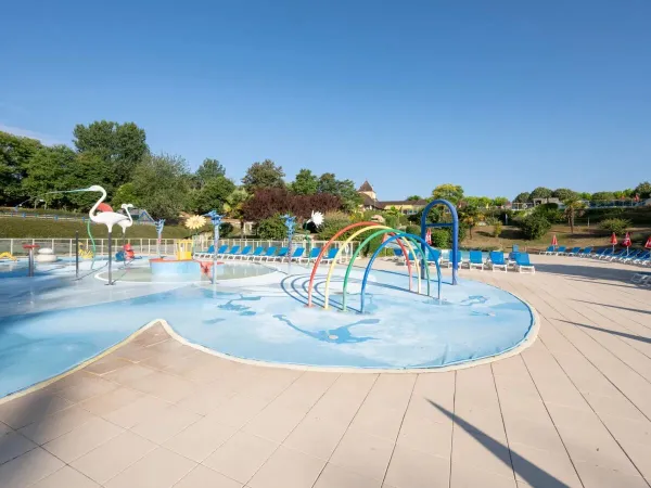 Spraypark au camping de Roan Saint Avit Loisirs.