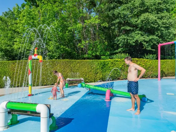 Spraypark au camping Roan de Bonnal.