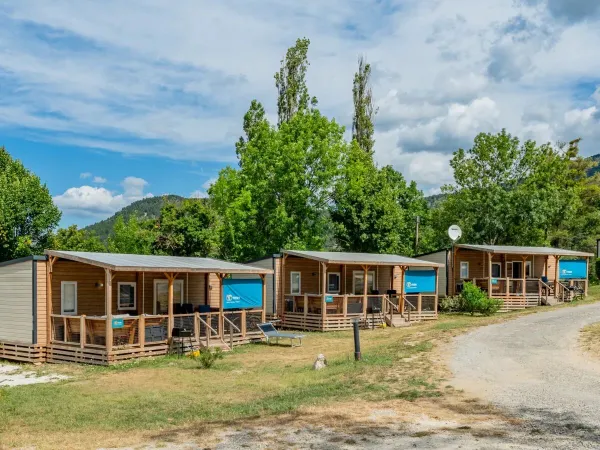 Mobil-homes Premium Lounge au camping Roan Les Collines de Castellane.