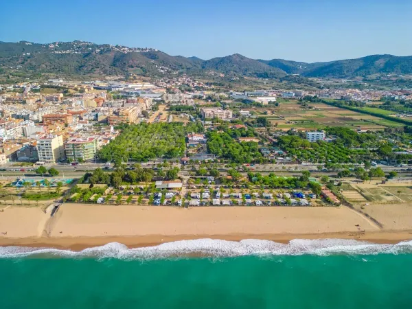 Jolie vue du camping Roan Caballo de Mar.
