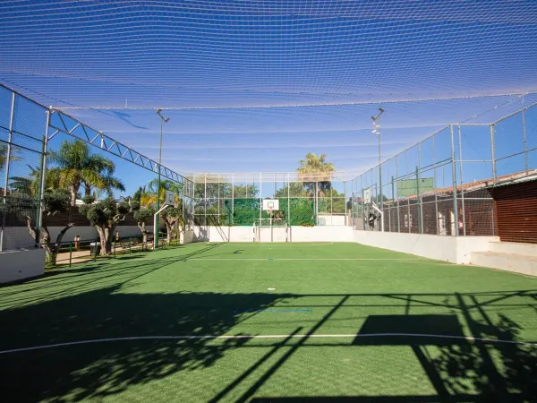 Le terrain de sport du camping Roan Alannia Els Prats.