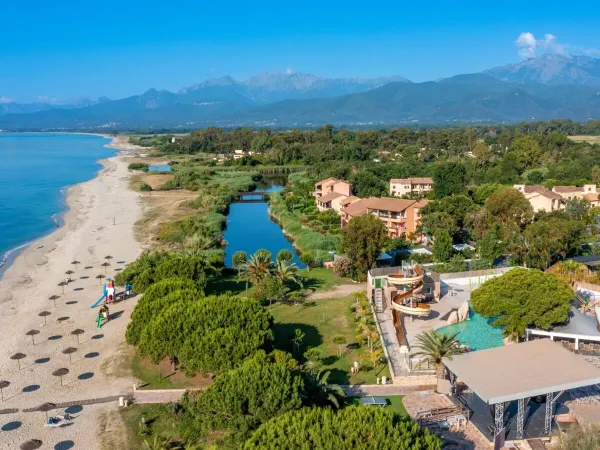 Aperçu du camping Roan Arinella Bianca en Corse.