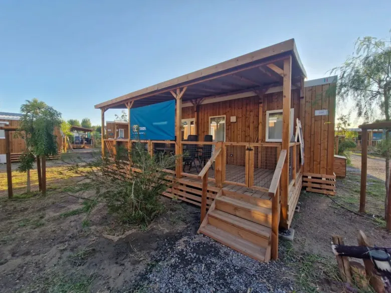 Les mobil-homes Premium Lounge au camping Roan Les Sables d'Or.