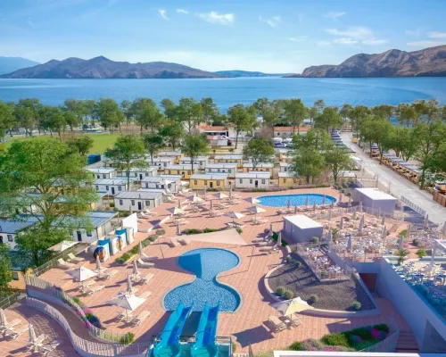 Piscines au camping Roan Baška Camping Resort.