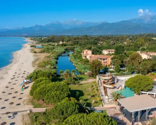 Aperçu du camping Roan Arinella Bianca en Corse.