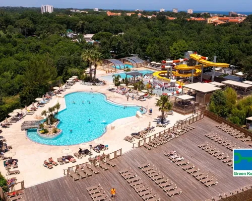 Parc de baignade du camping Roan La Chapelle.
