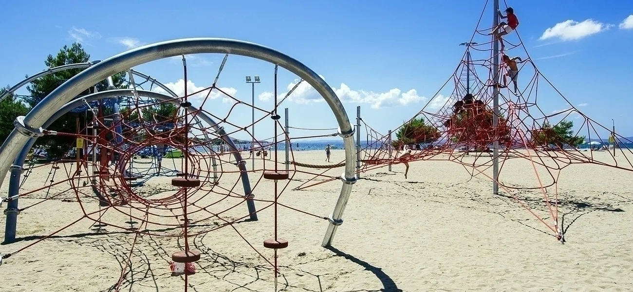 Camping Croatie plage de sable