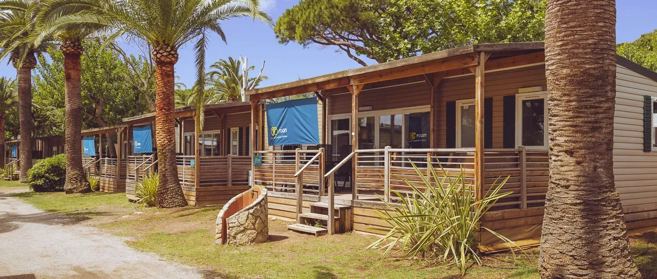 Mobil-homes de luxe au camping Roan Playa Montroig.