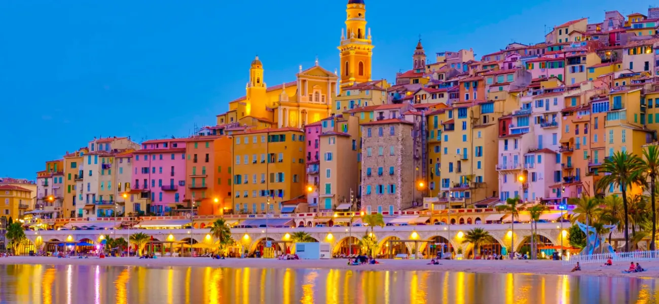 Ville de la Côte d'Azur.