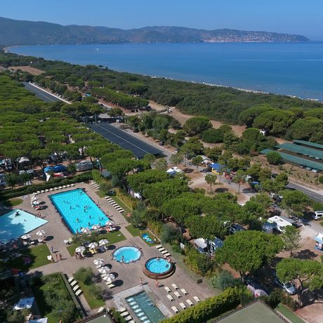 Camping à la Méditerranée en Italie