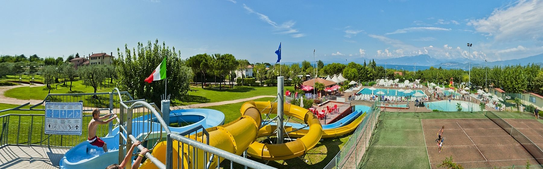 Camping traditionnel en Italie